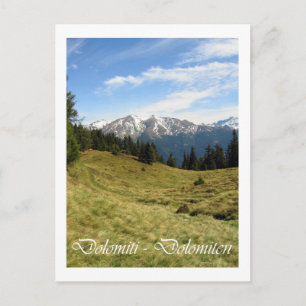 Italien, Dolomiten Postkarte