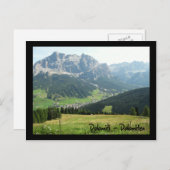 Italien, Dolomiten Postkarte (Vorne/Hinten)