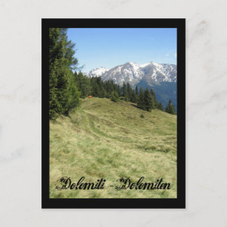 Italien, Dolomiten Postkarte