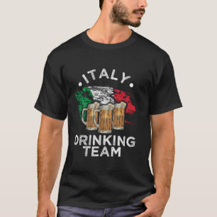 Italien Drink Team Italienischer Beerlogist Whiske T-Shirt