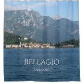 Italien Duschvorhang auf dem Comer See (Vorderseite)