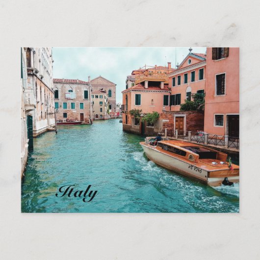 Italien Einladung Venedig Postkarte (Vorderseite)