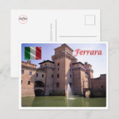 Italien - Emilia Romagna - Ferrara - Außenansicht  Postkarte (Vorne/Hinten)