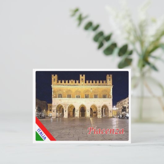 Italien - Emilia Romagna - Piacenza - Postkarte (Stehend Vorderseite)