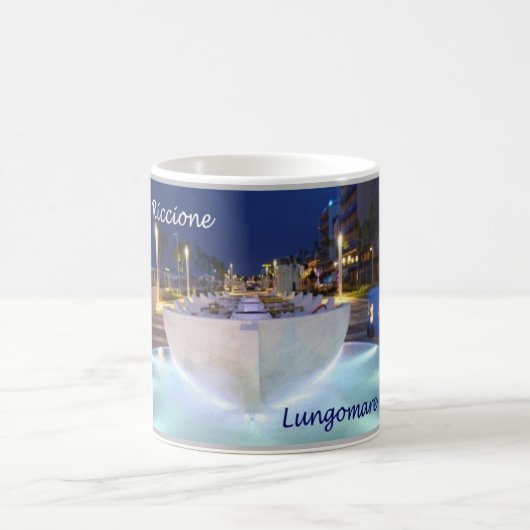 Italien - Emilia Romagna - Riccione - Küste - Kaffeetasse (Mittel)