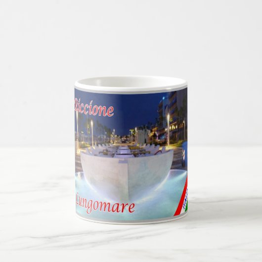 Italien - Emilia Romagna - Riccione - Küste - Kaffeetasse (Mittel)