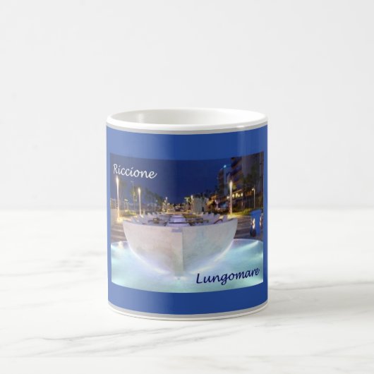 Italien - Emilia Romagna - Riccione - Küste - Kaffeetasse (Mittel)