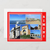 Italien - Emilia Romagna - Rimini - Mosaik - Postkarte (Vorne/Hinten)