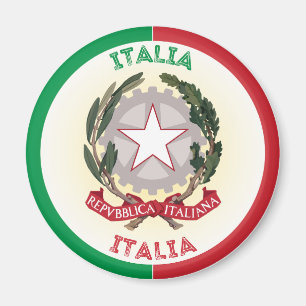 Italien-Erbe-Emblem Magnet