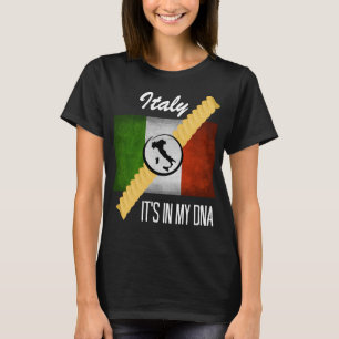 Italien Es ist in meiner DNA-Herkunft Italienische T-Shirt