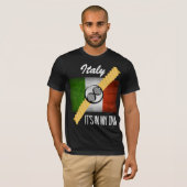 Italien Es ist in meiner DNA Molecule Italienische T-Shirt (Vorne ganz)