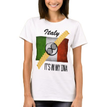 Italien Es ist in meiner DNA Molecule Italienische