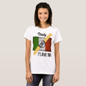 Italien Es ist in meiner DNA Molecule Italienische T-Shirt (Vorne ganz)