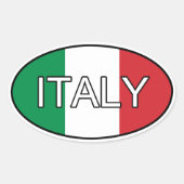 Italien Euro Sticker (Vorderseite)