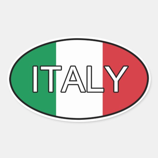 Italien Euro Sticker (Vorderseite)