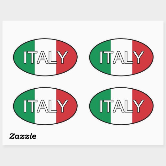 Italien Euro Sticker (Blatt)
