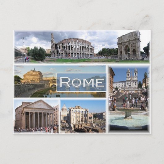 Italien, Europa, Rom, Roma, Postkarte (Vorderseite)