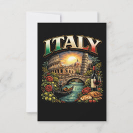 Italien ewiglich dankeskarte