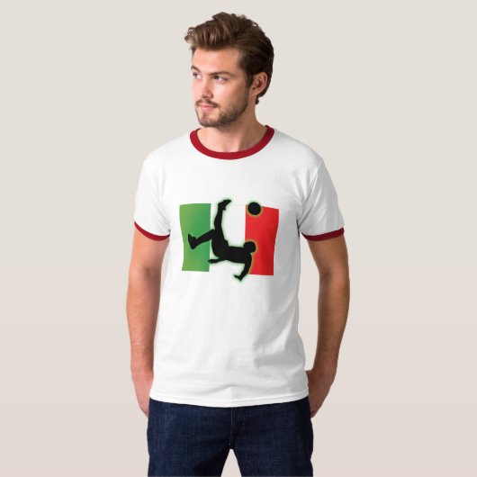 Italien-Fahrrad-Tritt T-Shirt (Vorne ganz)