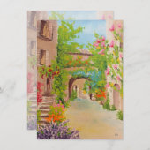 Italien - Flachkarte (Vorne/Hinten)