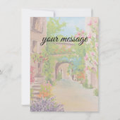 Italien - Flachkarte (Rückseite)