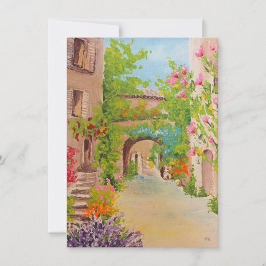 Italien - Flachkarte (Vorderseite)