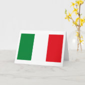 Italien Flag Grußkarte Karte (Gelbe Blume)