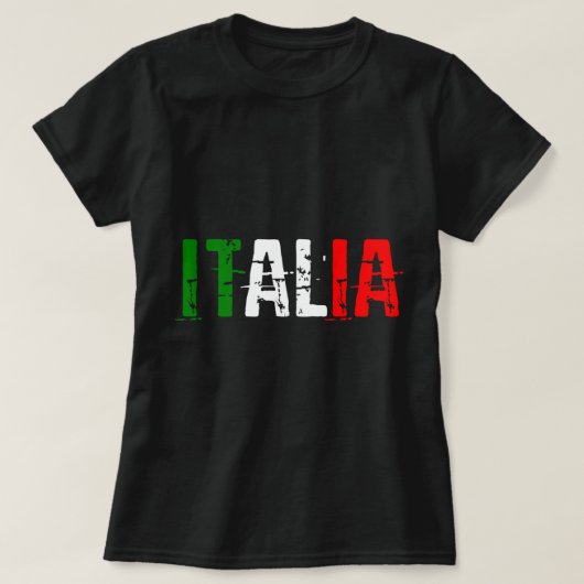 ITALIEN Flag ITALIEN Männer Frauen sterben ITALIEN T-Shirt (Design vorne)