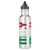 Italien Flag Patriotic Edelstahlflasche (Links)