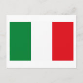 Italien Flag Postkarte (Vorderseite)