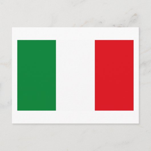 Italien Flag Postkarte (Vorderseite)