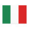 Italien Flag Postkarte