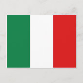 Italien Flag Postkarte (Vorderseite)