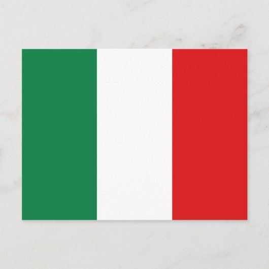Italien Flag Postkarte (Vorderseite)
