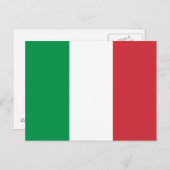 Italien Flag Postkarte (Vorne/Hinten)