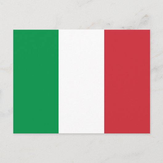 Italien Flag Postkarte (Vorderseite)