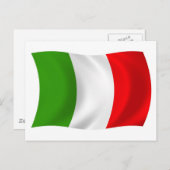 Italien Flag Postkarte (Vorne/Hinten)