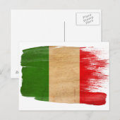 Italien Flag Postkarten (Vorne/Hinten)