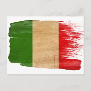 Italien Flag Postkarten