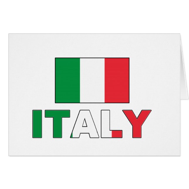 Italien-Flagge (Vorderseite (Horizontal))