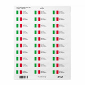 Italien-Flagge (Vorne)