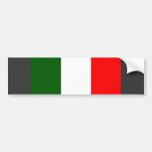 Italien-Flagge Autoaufkleber (Vorne)