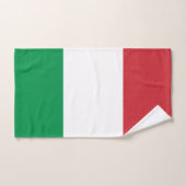 Italien-Flagge Badhandtuch Set (Handtuch)
