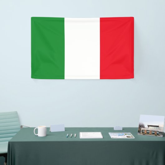 Italien-Flagge Banner (Messeveranstaltung)