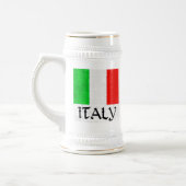 ITALIEN-FLAGGE BIERGLAS (Links)
