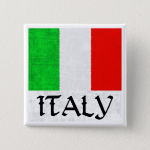 ITALIEN-FLAGGE BUTTON