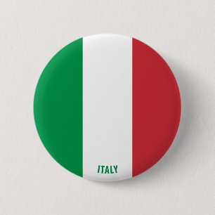 Italien Flagge Charmante Patriotische Knöpfe Button