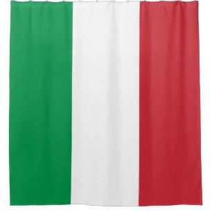 Italien-Flagge Duschvorhang
