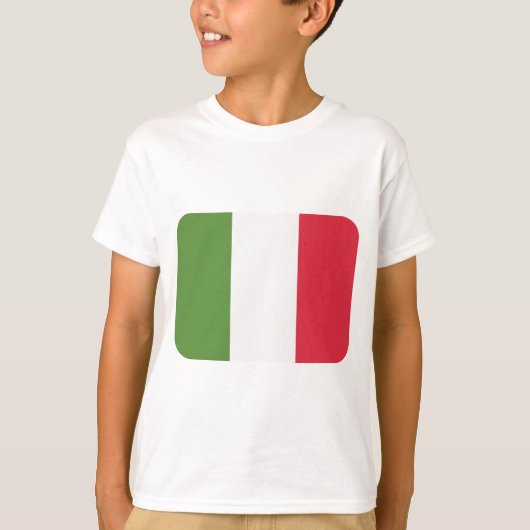 Italien-Flagge - emoji Twitter T-Shirt (Vorderseite)