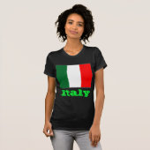 Italien-Flagge für Frauen T-Shirt (Vorne ganz)
